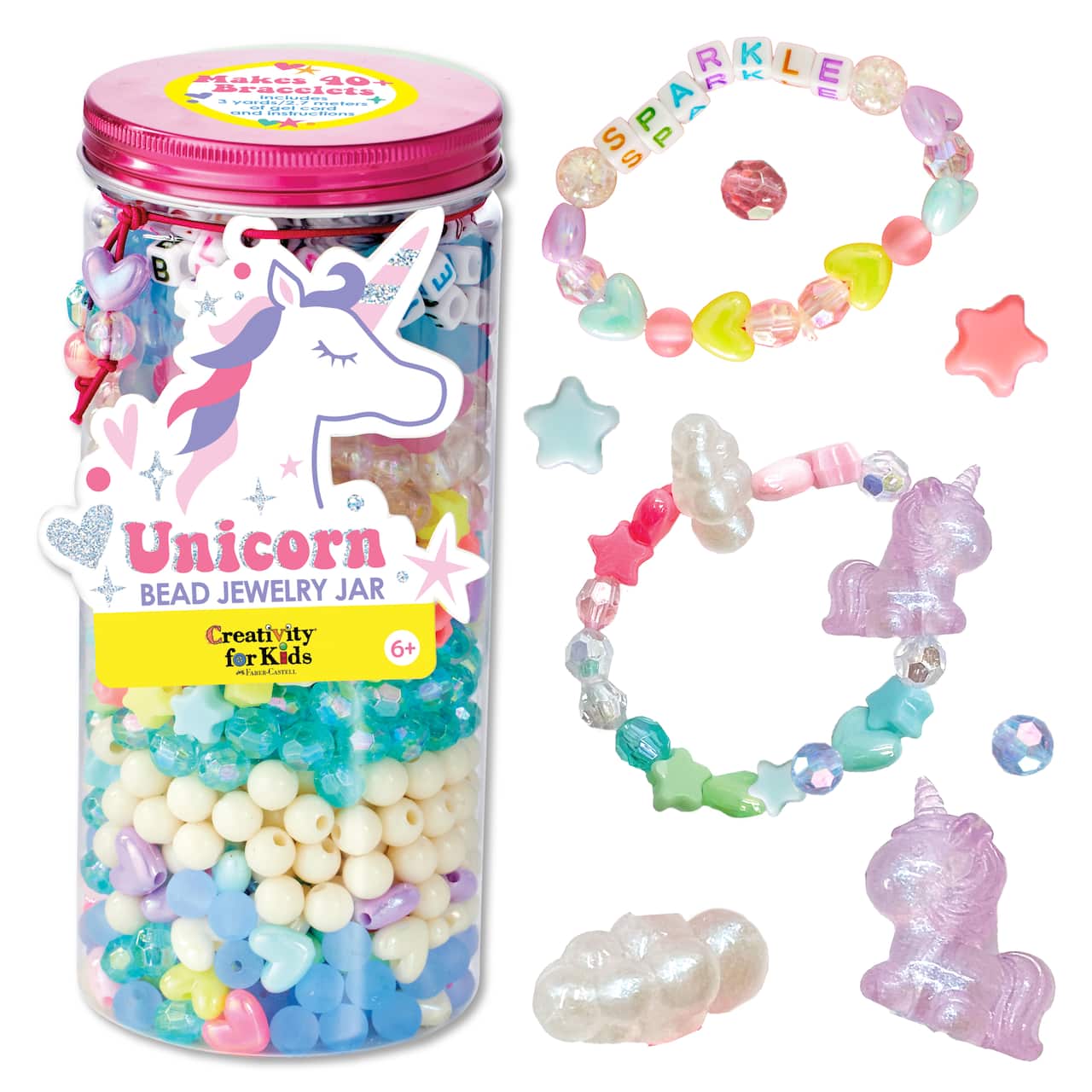 Creativity for Kids® Unicorn Bead Jewellery Jar